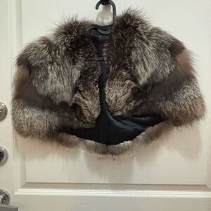 Vintage Silver Fox Fur Stole